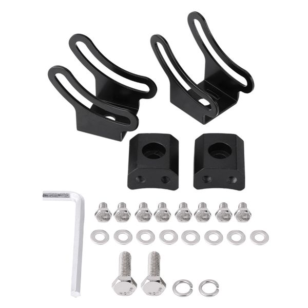 

fog light bar slide mounting base bracket kit for car off road 2 pcs a set curved led straight mounting bracket mounting base