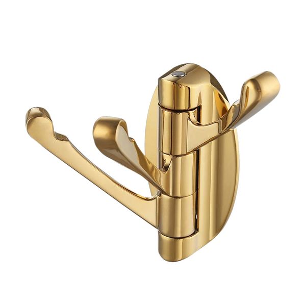 

настенные качели рука тройной пальто и шляпа крюк сплошной металл, золото