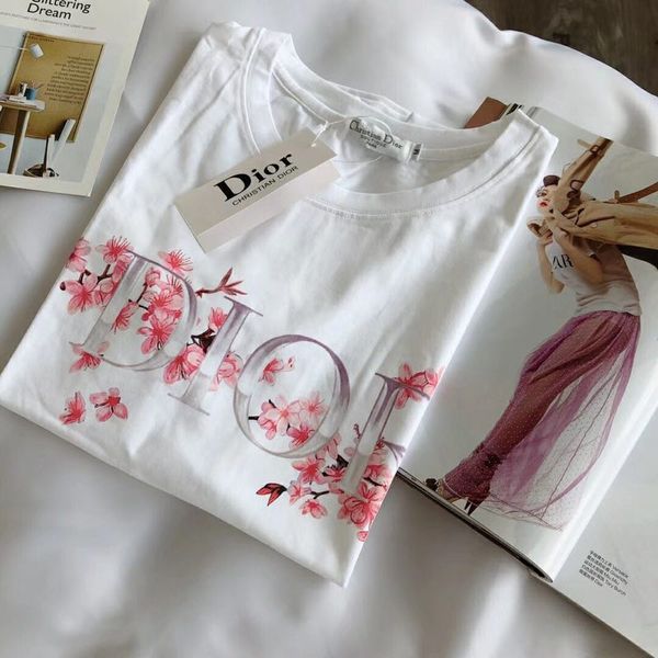 

19 women de igner t hirt ummer fa hion flower hort leeved girl clothe hipping