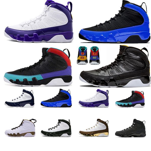 

AirRetroJordan9 мужские баскетбольные кроссовки черный синий Dream It Do It CITRUS UNC LA Bred Space Jam к