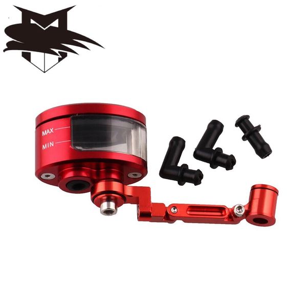 

cnc motorcycle brake fluid oil reservoir cup tank +support bracket for yamaha mt07 mt09 tmax500 530 yzfr3 r25