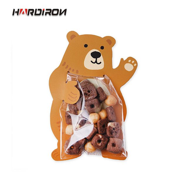 Hardiron Korean Style Cute Cartoon Food Creative Card Packaging Bag Baking Decorative Bag Card100 Cards 100 Opp Bags Moving Boxes Free Packaging