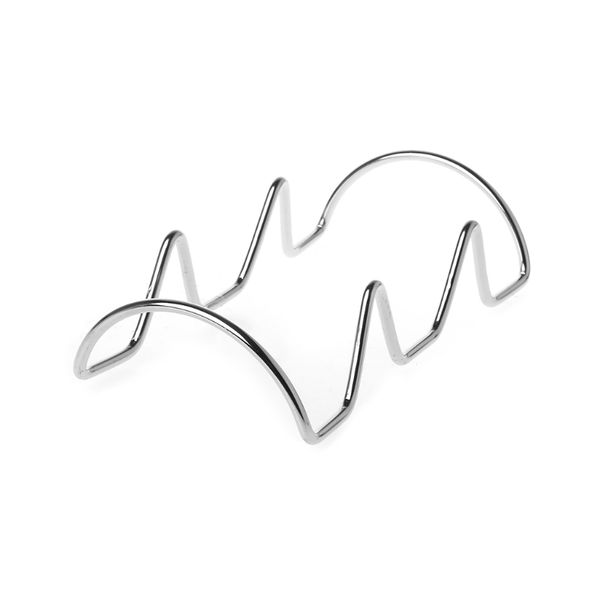

kitchen wave shape stainless steel taco holder display holders food rack shell