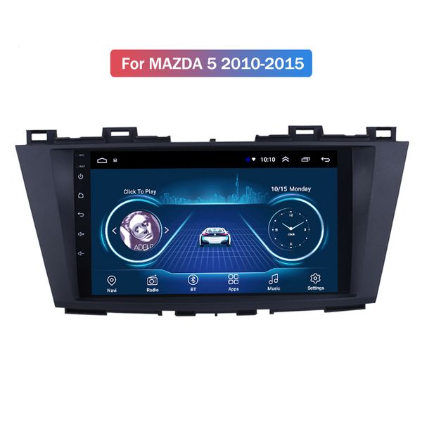 

car multimedia system for mazda 5 2010-2015 autoradio audio stereo rear view camera video player swc mirror link