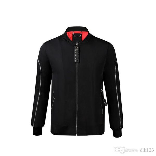 

fashion temperament men's leather clothing kali leather simple locomotive self-cultivation stand collar motorcycle leather m-3xl 2020, Black