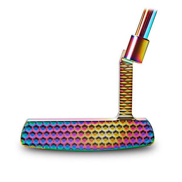 

golf clubs putter colorful putter with steel material men's33/34/35inch distribution headcover