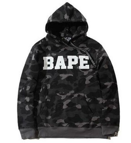 

fashion style men women hoodies luxuy designer brand sweatshirt plus size high street hip hop style casual letter print, Black