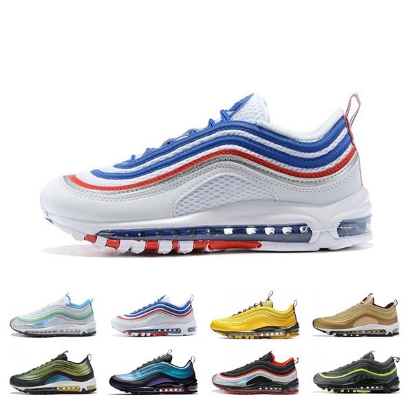 

men women running shoes laser fuchsia neon seoul triple black silver gold bullet bright citron designer sport sneakers