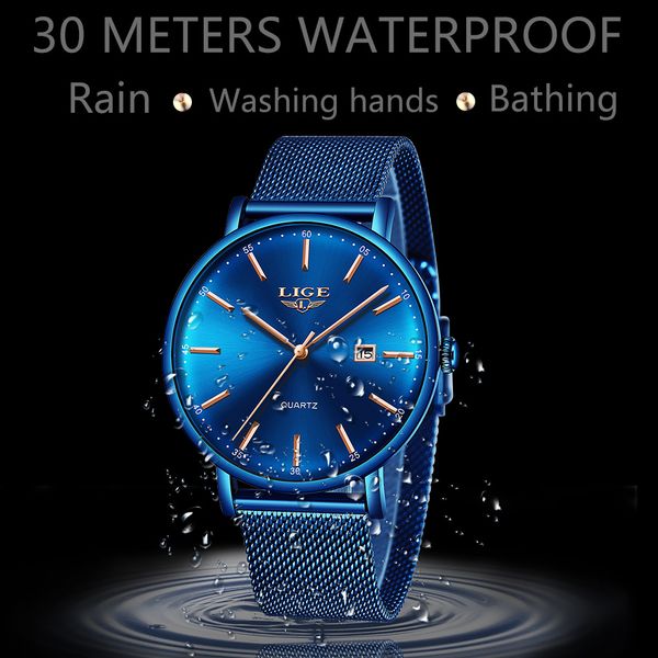 Купить Оптом <b>2019 LIGE</b> Новые Мужские Часы Top Brand Luxury ...