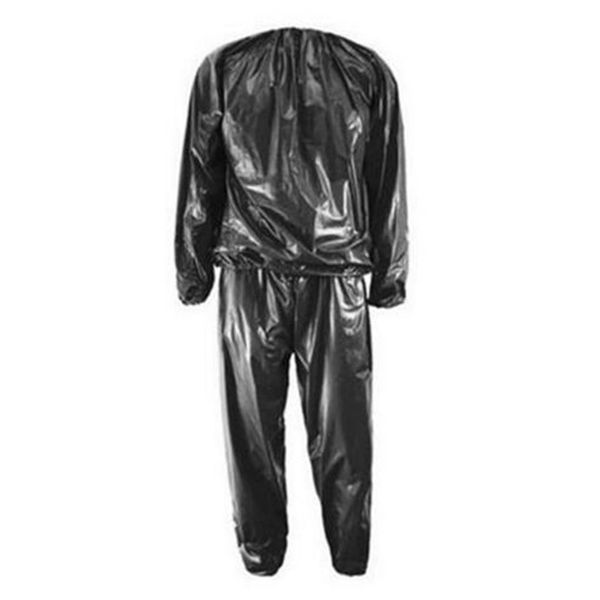 

fitness waterproof pvc sweat sauna suits heavy duty weight loss anti-rip, Gray