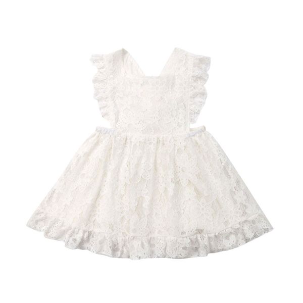 

2019 kids baby flower girls lace tulle party wedding bridesmaid gown prom tutu dress, Red;yellow