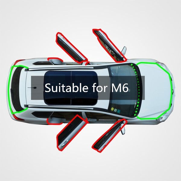 

for the great wall haval m6 car sealing edge seam dust feng shui collision sound insulation plus modified rubber sealing strip