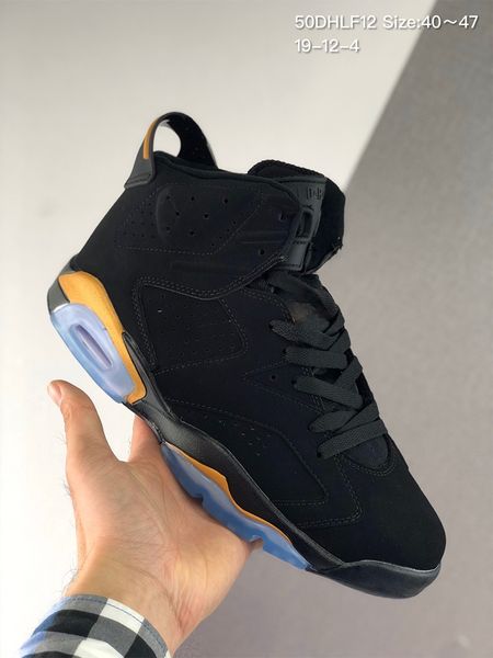 

2020 big size black yellow 6 6s basketball shoes kanye mens cny carmine gatorade tinker unc black cat designer trainers sneakers size40-47, White;red