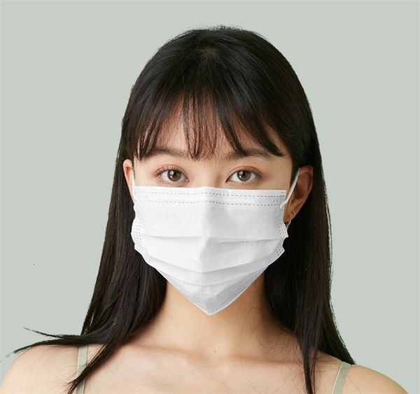 

set black/white/pink 3 ply ear loop pink breathable mouth face mask for anti dust self protective masks elasti 8nrl