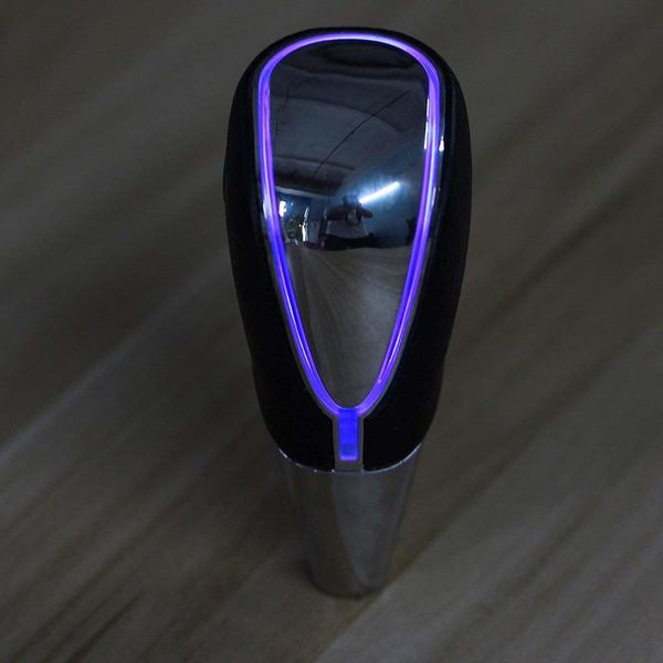 

mansuo gear shift knob,car shifter stick lever touch motion activated led light manual with usb charger cigarette lighter