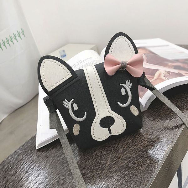 

hildren cute animal bowknotl leather handbag shoulder bag mini messenger bag bolsa feminina mini cross body messenger bags women