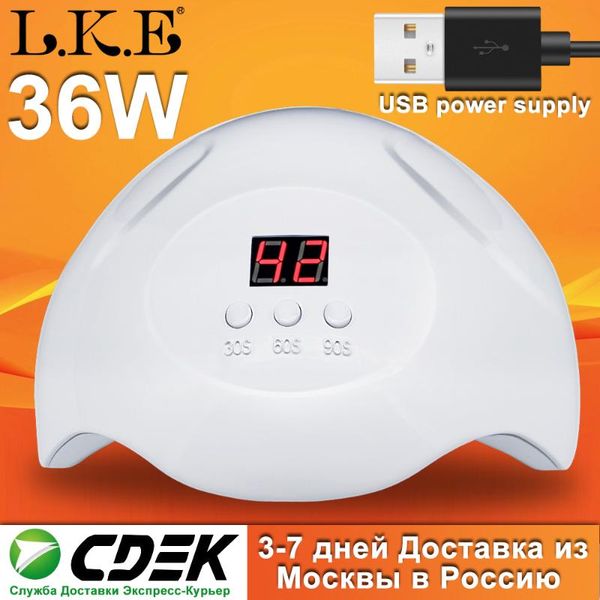 

nail dryers lke sunx7 36w lamp uv dryer for led gel infrared sensor with 30s/60s/90stimer salon use