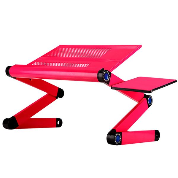 

новый алюминиевый ноутбук складной стол компьютера кровать компьютерный стол с коврик для мыши регулируемый ноутбук стол компьютера