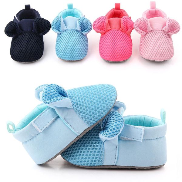 

2020 beautiful toddler newborn baby shoes princess baby soft sole anti-slip prewalker for baby girls first walk