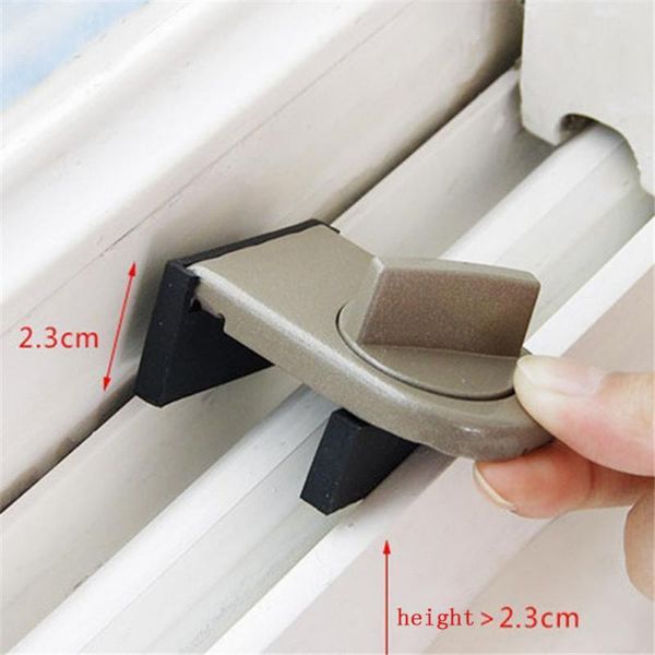 

1pc window sliding door baby safety lock doors security anti-theft lock sliding sash ser