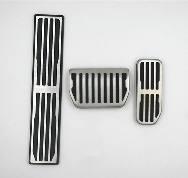 

dee stainless steel fuel gas brake foot pedal pedales pad for xe xf f-pace f pace 2015-2018 car styling accessories