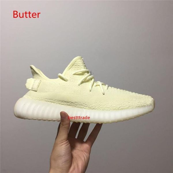 

2019 kanye west static sesame butter v2 semi frozen yellow beluga 2.0 orange zebra black red running shoes size 36-48