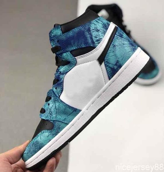 

1s tie-dye high og wmns mens basketball shoes athletics men women sport sneakers outdoor trainers zapatos des chaussures