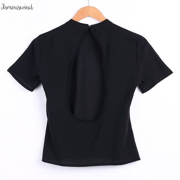 

новая футболка женщины летняя мода топы сыпучие тройник с коротким рукавом повседневная стильная женская pure black назад split тис топы, White