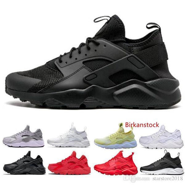 

rushed huarache ultra run shoes triple white black red men women running shoes yellow grey huaraches sport shoe mens womens sneakers