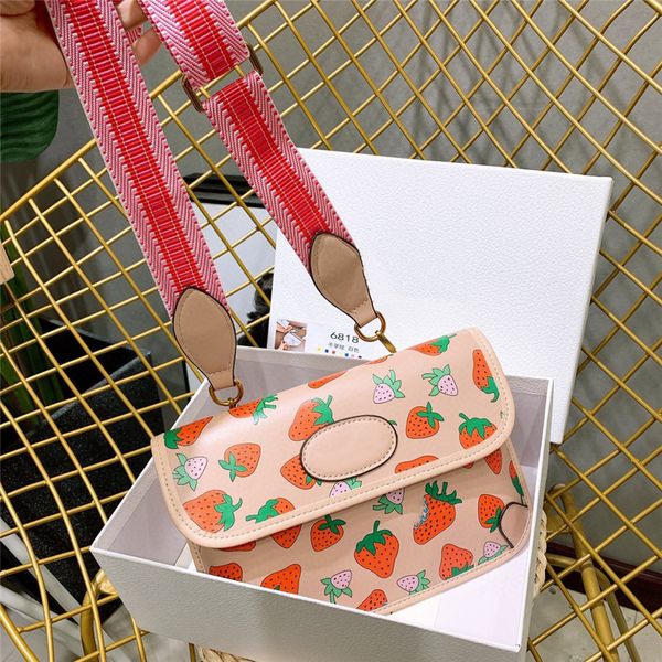 

women designer shoulder bag crossbody waist bag strawberry fashion #cfy20040311