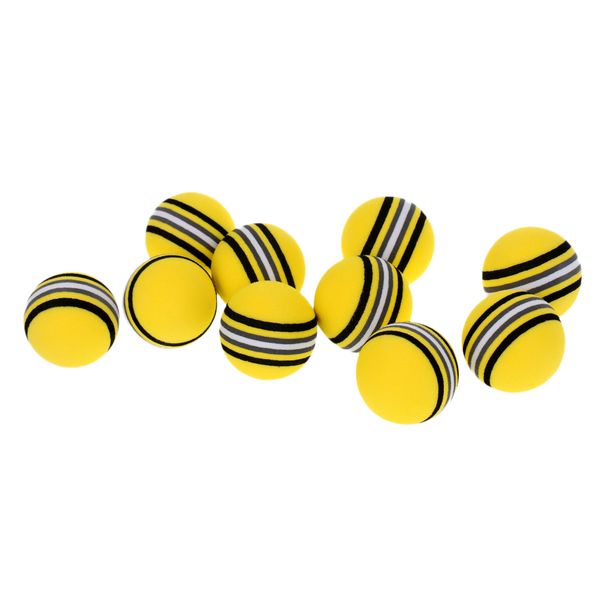 

10 pieces eva foam sponge golf balls for swing practice training