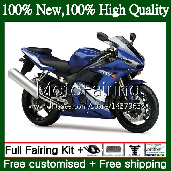 

bodys for yamaha yzf r6 s yzf600 yzfr6s 06 07 08 09 102mf10 yzf-600 yzf r6s glossy blue yzf-r6s 2006 2007 2008 2009 fairing bodywork kit