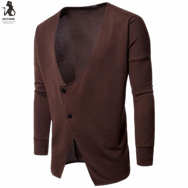 

men's slim fit long sleeve solid knitting blouse coat outwear, White;black