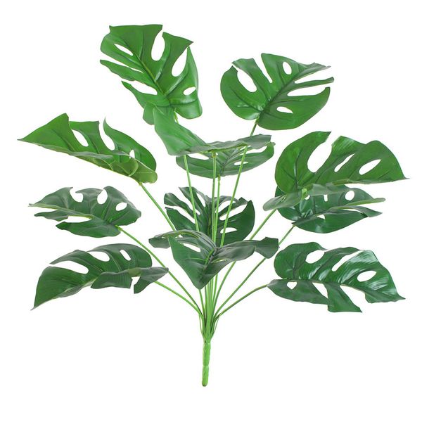 

fake monstera foliage artificial flower plant house decoration plant wedding fabric