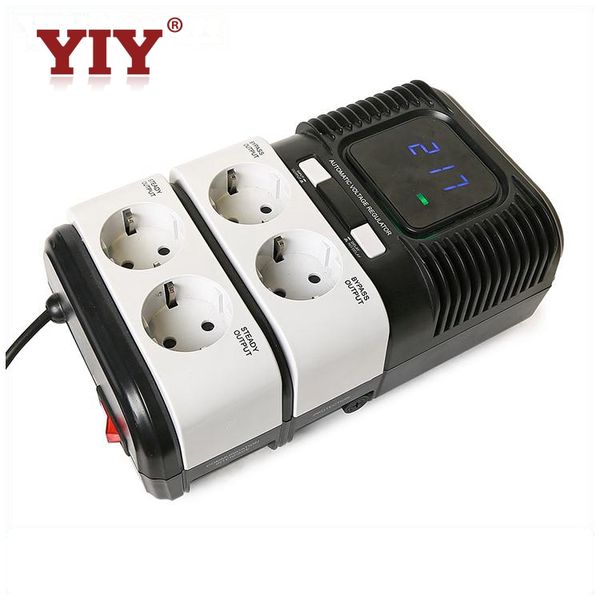 

pr2-1000va colorful display yiy ac automatic voltage regulator stabilizer cpu control single phase output in stock no wait