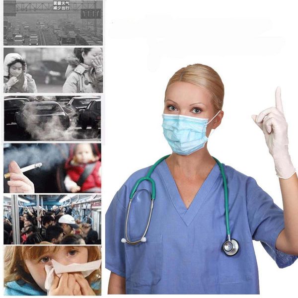 

200pcs filter 3-ply personal protection dust-proof anti spittle no eye mask for earloop via express face mask