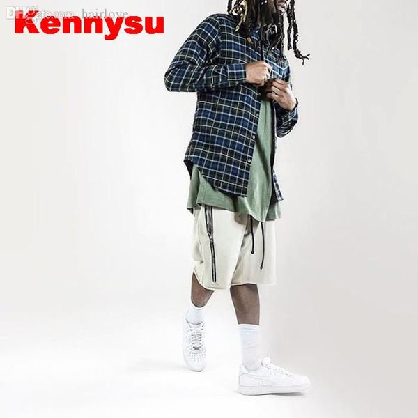 

оптовая продажа-2016 новые сша хип-хоп джастин бибер мужчины молния вверх хлопок падение промежность гарем мешковатые шорты, White;black