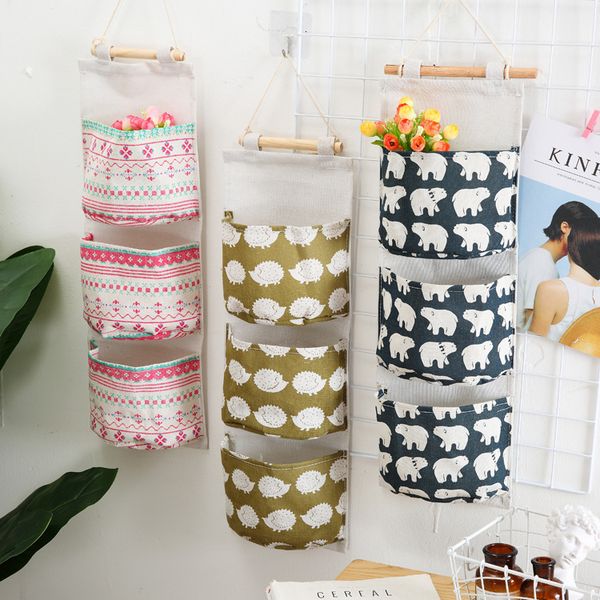 

forest hanging bag three wall hanging type accept bag tuba dormitory artifact mobile phone suspension place