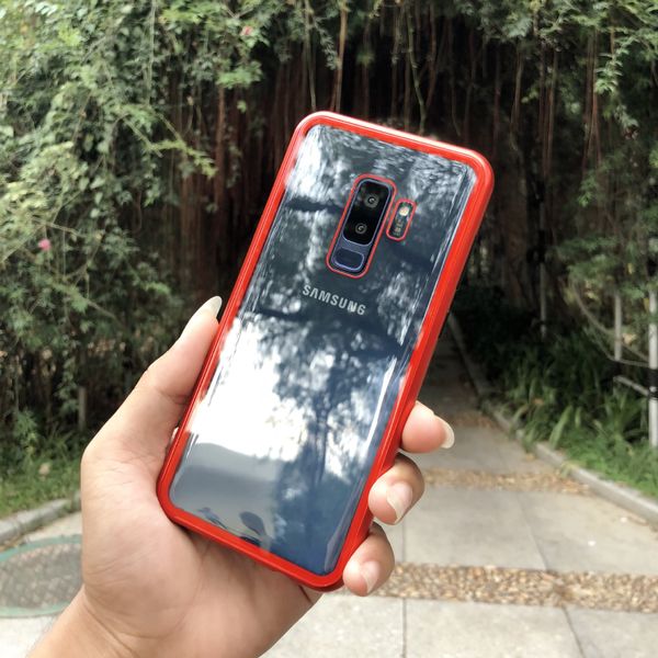 

magnetic adsorption for samsung s8 magnetic case tempered glass case designer phone case 360 protection back panel for goophone note 9