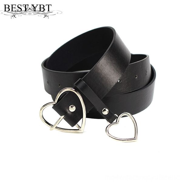 

ybt women pu leather metal pin buckle belt fashion party dress belts belts & accessories decor waistband sweetheart punk women belt siz, Black;brown
