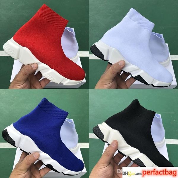 

2019 luxury paris sock shoes speed trainers black white casual shoes for men women oero women boots sneakers designer shoes 36-45