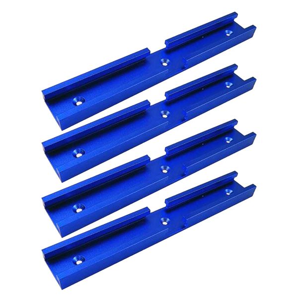 

4pcs 30 type miter track st-slot t-tracks woodworking tools, 200mm, blue