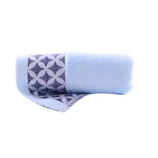 

comfortable cotton soft super absorbent plaid wash towel yellow, blue, light pink