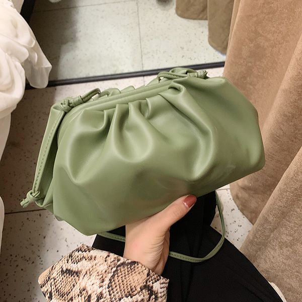 

solid color pu leather crossbody bags for women 2020 lady shoulder messenger bag female handbags elegant clutch