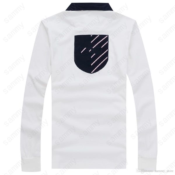 

2019 selling french eden park homme men's long sleeve pure cotton thickened business leisure style three-color large size, White;black