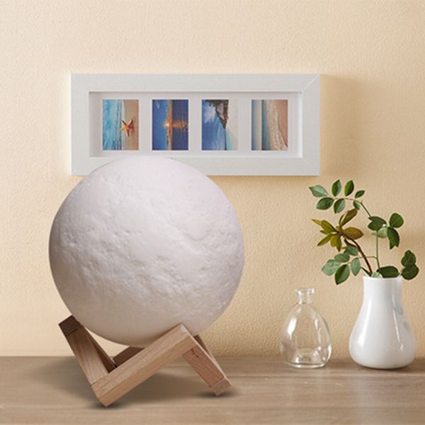 

3d print moon lamp usb led night light touch color changing light home decoration 8cm/15cm