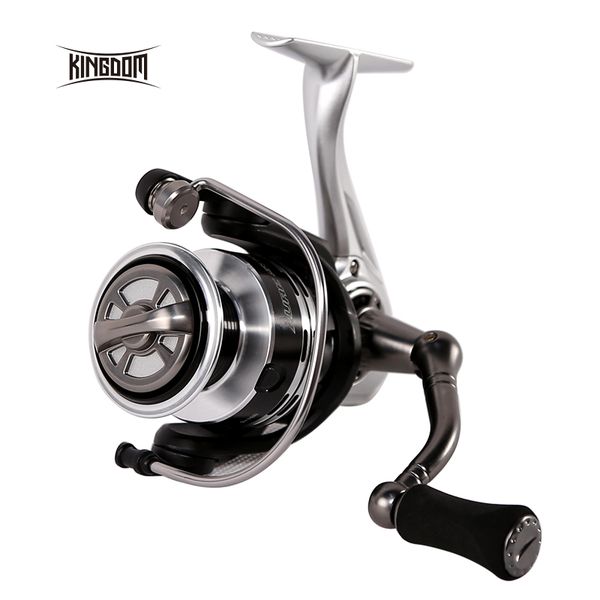 

kingdom spinning reel fishing lure reel max drag 8kg gear ratio 5.2:1 800/2000/3000 series light weighted anti-corrision