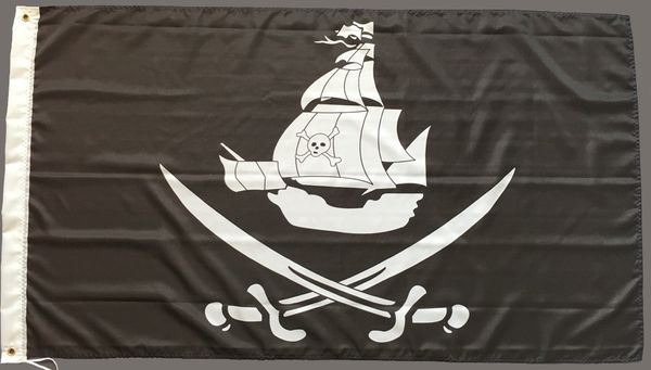 Bandeiras Bandeira 3x5ft pirata personalizados e Banners preço barato de alta qualidade de suspensão Publicidade, envio apoio queda