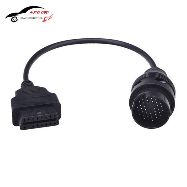 

obd 2 ii cable for iveco 38pin obd 16 pin connector cable car interface for iveco trucks diagnostic tools car-detector