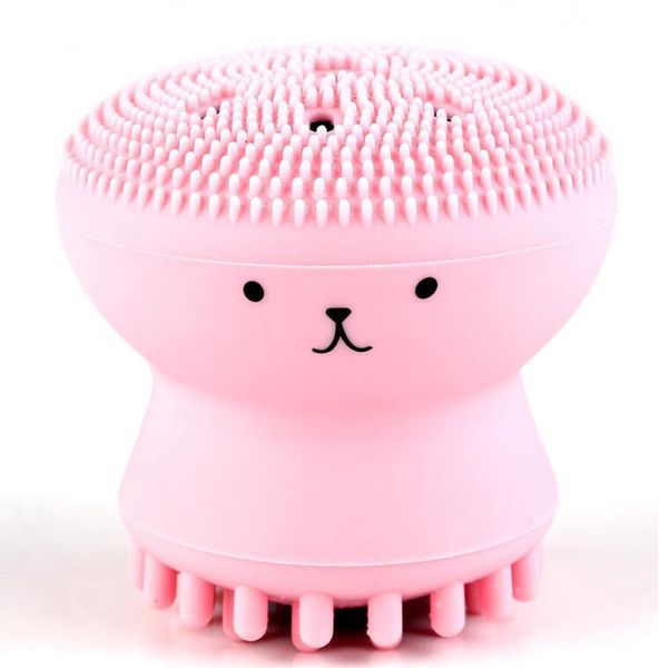 

silicone face cleansing brush cute ocs shape facial cleanser pore cleaner exfoliator face scrub washing brush skin care